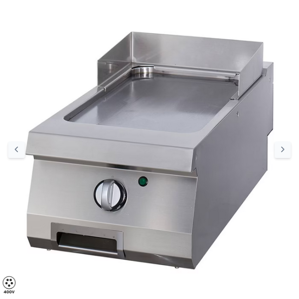  Βαρέων καθηκόντων σχάρα ομαλή - ηλεκτρική - μονή μονάδα - 70cm βαθιά